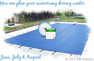 You can plan your swimming during winter