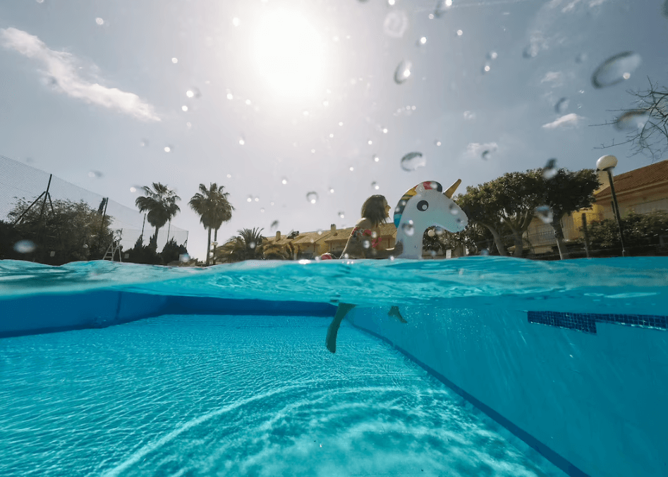 kids enjoy swimming pool