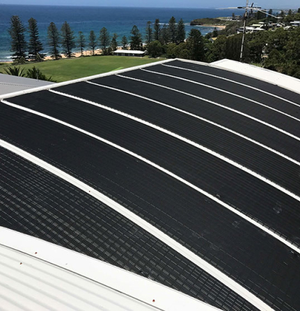 Curved Metal Roof