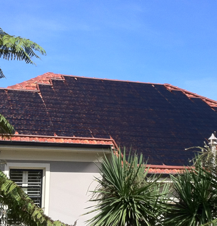 Thermotube pool heating on older terracotta roof tiles