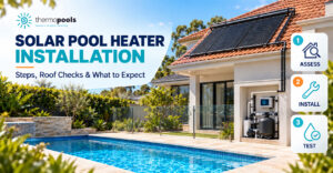 what steps are involved in solar pool heater installation