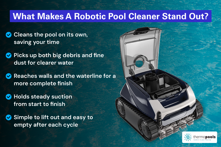 Benefits of robotic pool cleaner