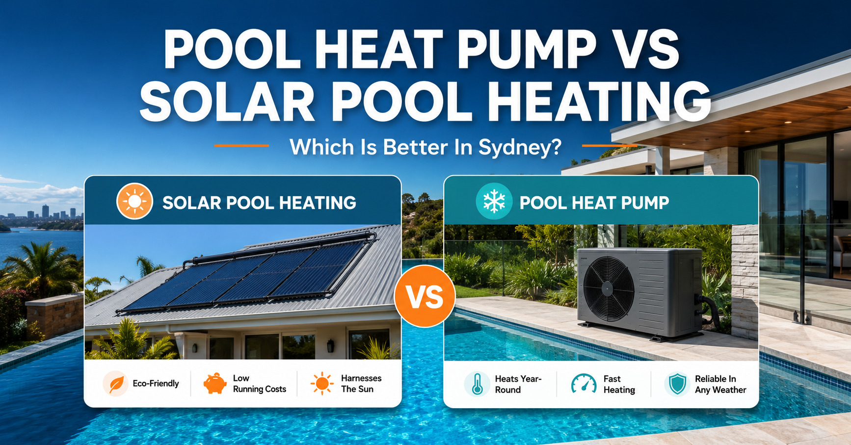 pool heat pump vs solar pool heating which is better in sydney